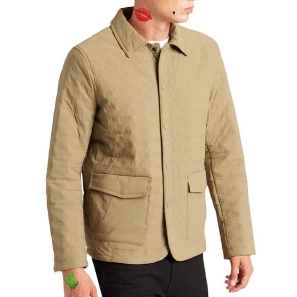 Kenneth Cole Quilted Utility Canvas Barn Jacket New Size XL - Picture 1 of 3